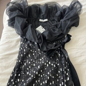 NWT zara sequin dress